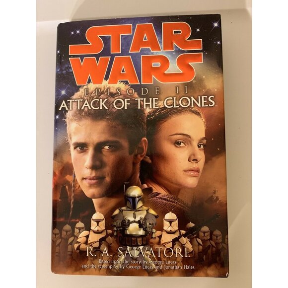 Star Wars Episode II:‎ Attack of the Clones R. A. Salvatore Hardcover - Picture 3 of 11